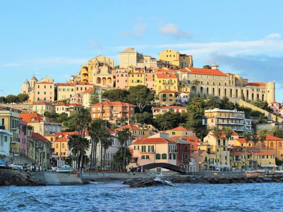 Villa Casa Vista Mare - Superb Garden And Parking Included Imperia Exterior foto