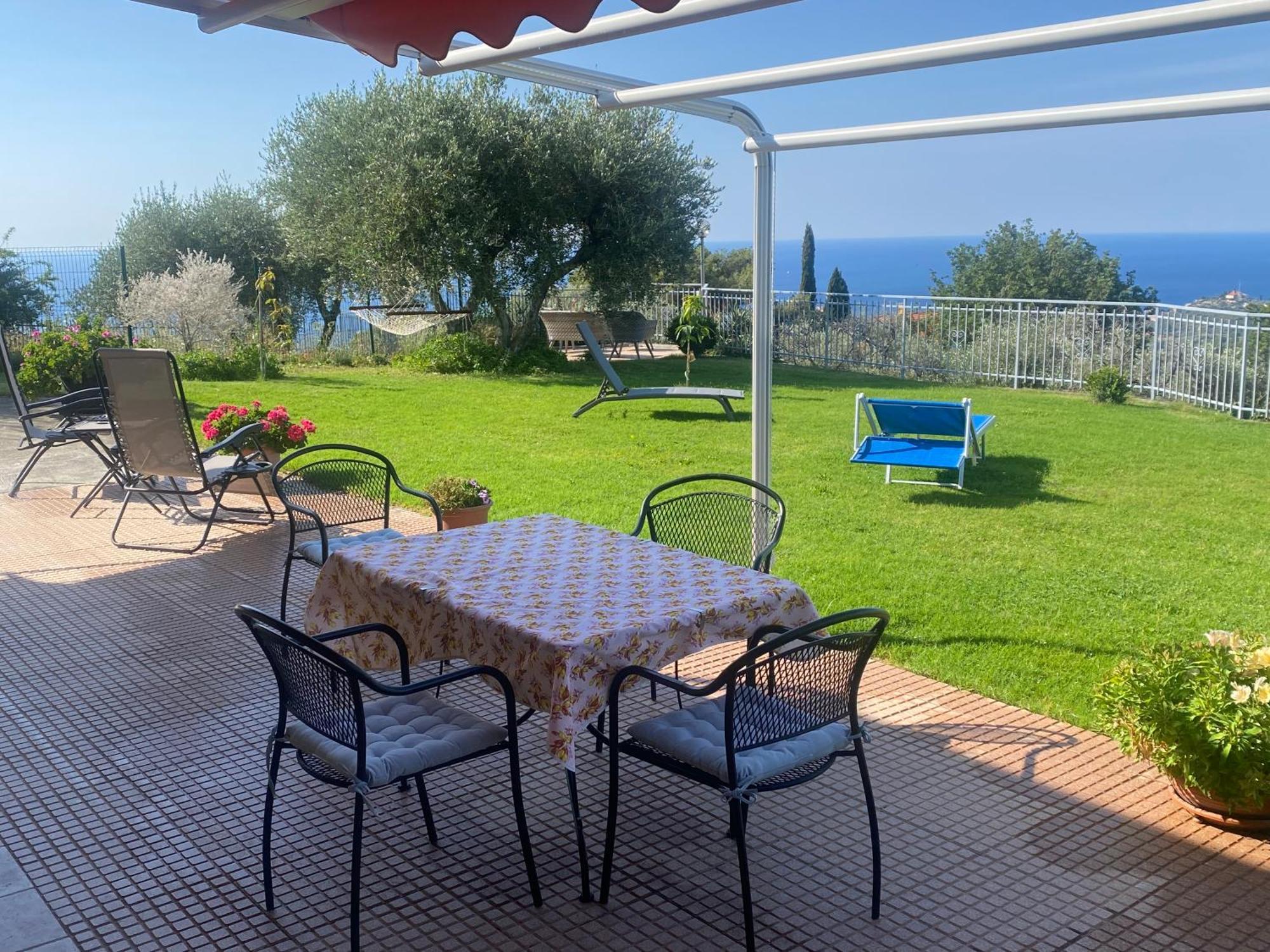 Villa Casa Vista Mare - Superb Garden And Parking Included Imperia Exterior foto