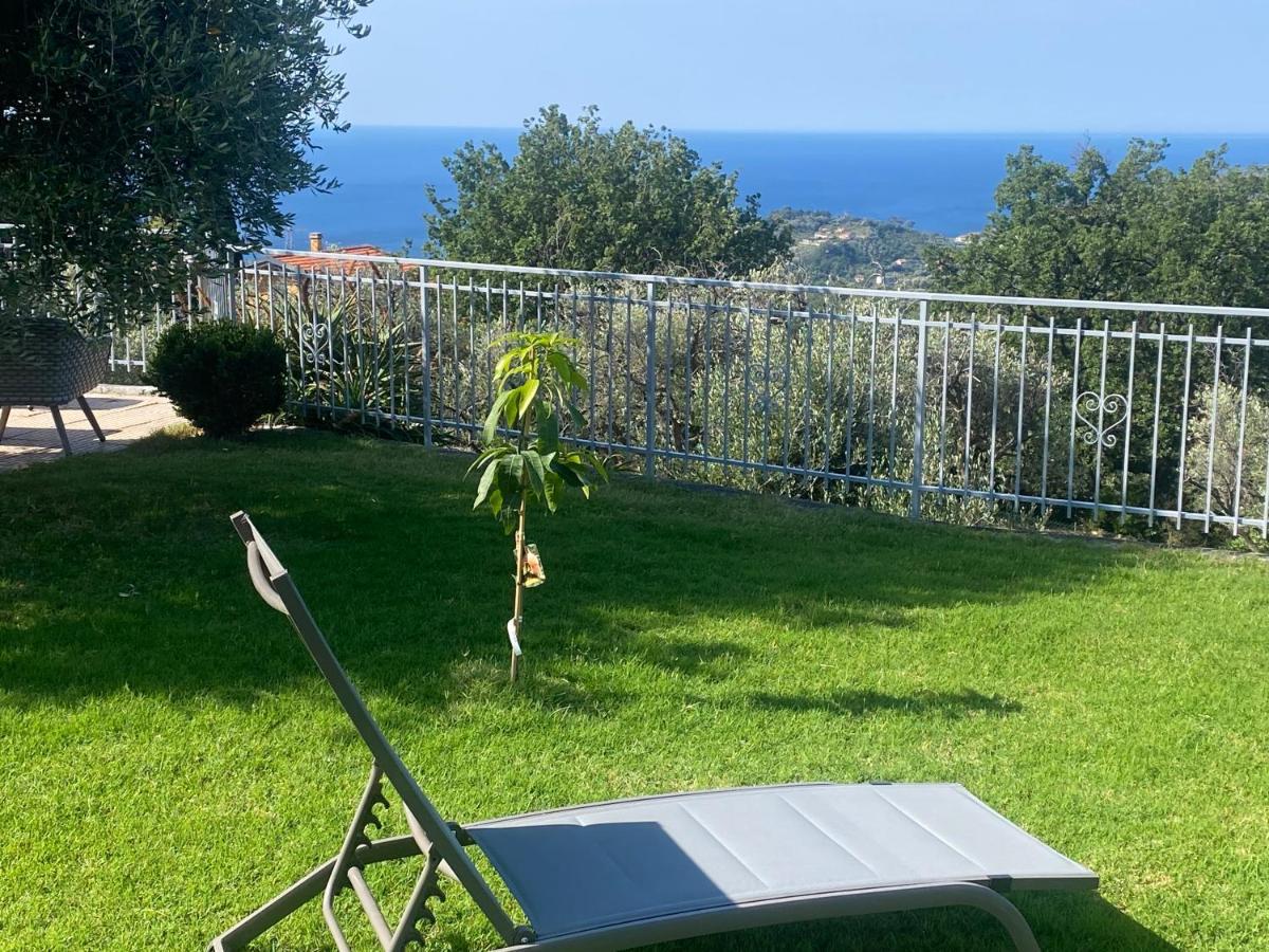 Villa Casa Vista Mare - Superb Garden And Parking Included Imperia Exterior foto