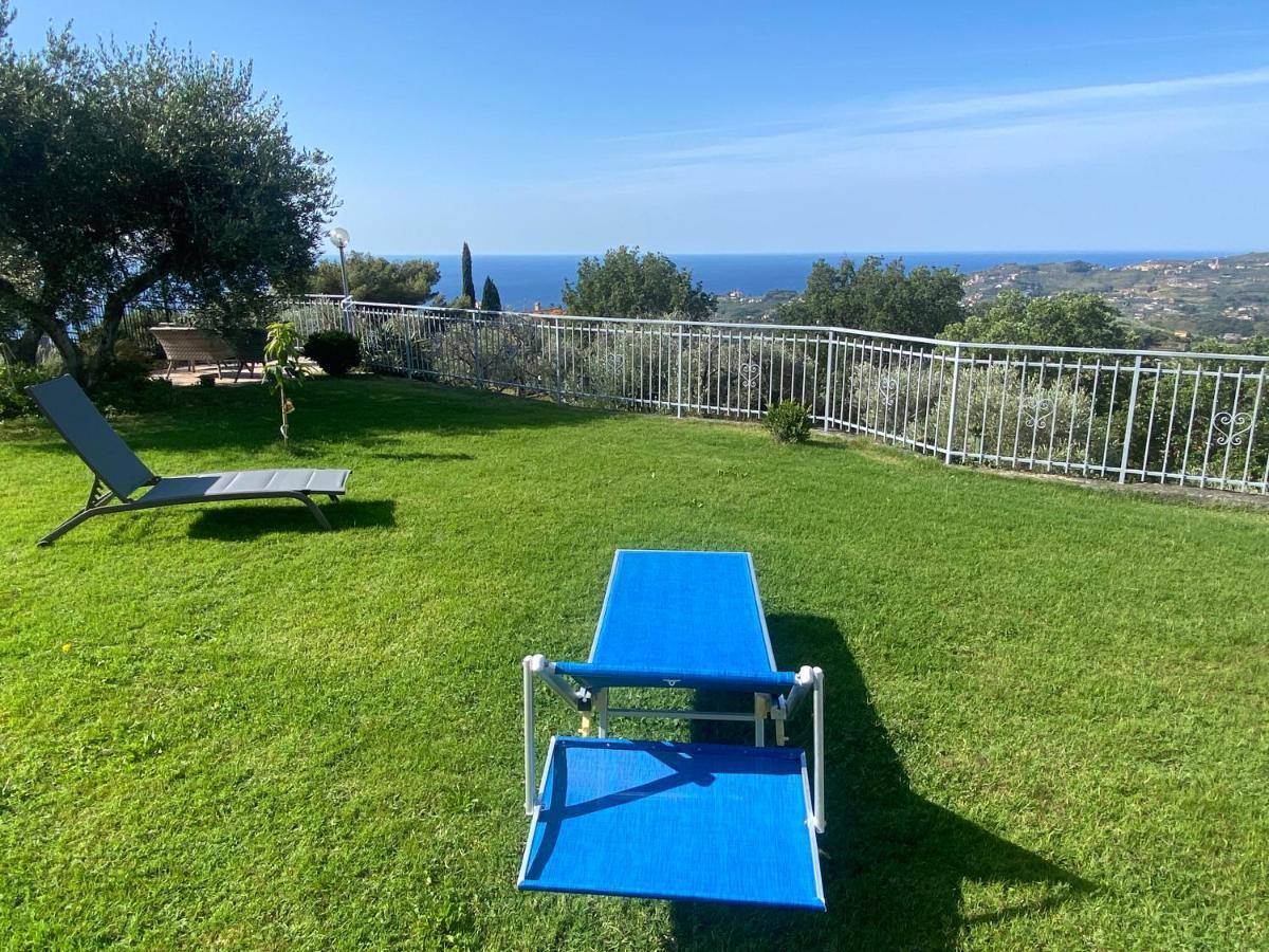 Villa Casa Vista Mare - Superb Garden And Parking Included Imperia Exterior foto